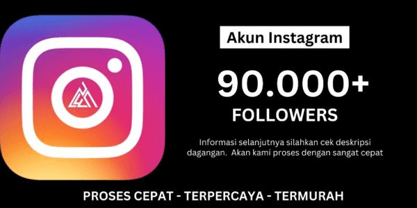 Gambar Product [Akun 90.000 Followers] Instagram Kualitas Terbaik Permanen! | Termurah Di Itemku!