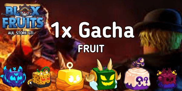 Gambar Product 1X gacha ramdom fruit || Blox Fruit