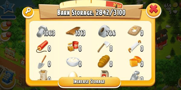 Gambar Product Farm Level 7 | Barn Storage 3100 | Silo 50 | 2800+ Material In Barn