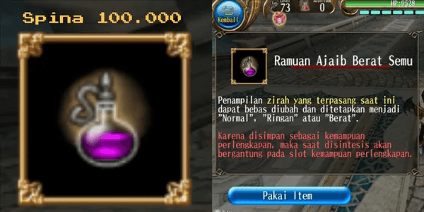 Pseudoheavy Magic Potion