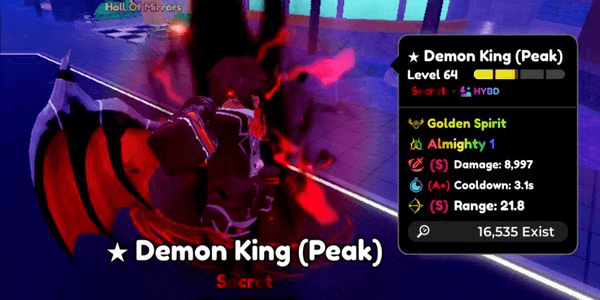 Gambar Product Almighty Demon King (Peak) - Anime Defenders RBL
