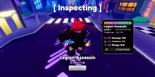Gambar Product Legion of Assassins || Anime Defenders