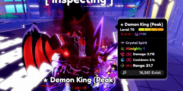 Gambar Product Demon King almighty stat SSA+