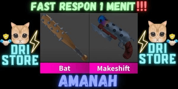 Gambar Product Makeshift Bat Set Murder Mystery 2