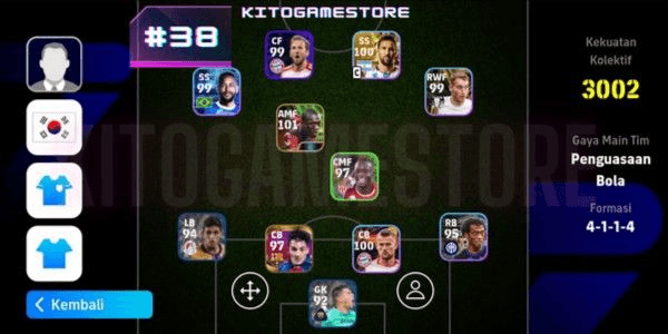 Gambar Product AKUN E FOOTBALL MURAH MERIAH - LOGIN KONAMI - #038