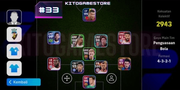 Gambar Product AKUN E FOOTBALL MURAH MERIAH - LOGIN KONAMI - #033