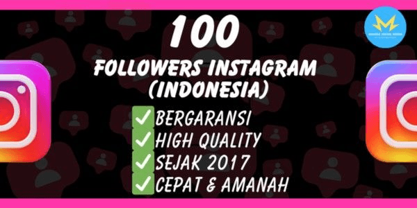 Gambar Product 100 Followers Instagram (Indonesia)