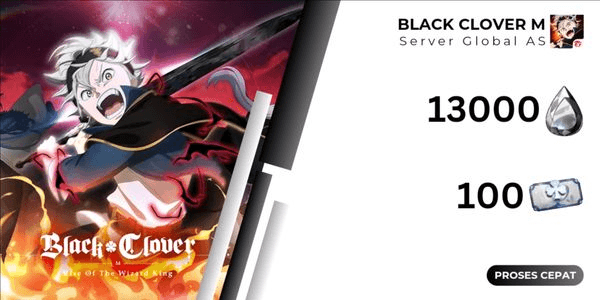 Gambar Product Black Clover M First Edition Gacha Account