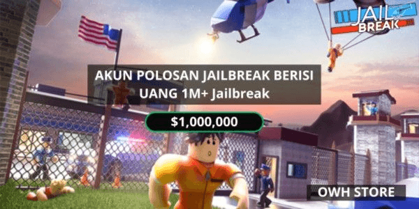 Gambar Product JailBreak Plain Account | 1M+ Jailbreak Money