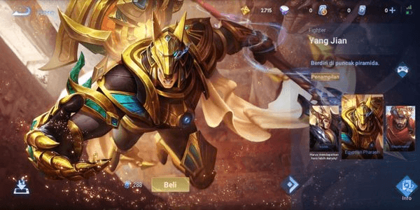 Gambar Product Egyptian Pharaoh Skin (Yang Jian)