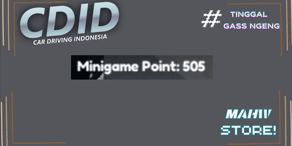 Gambar Product Akun Polosan 500 Minigame Point CDID (Car Driving Indonesia)