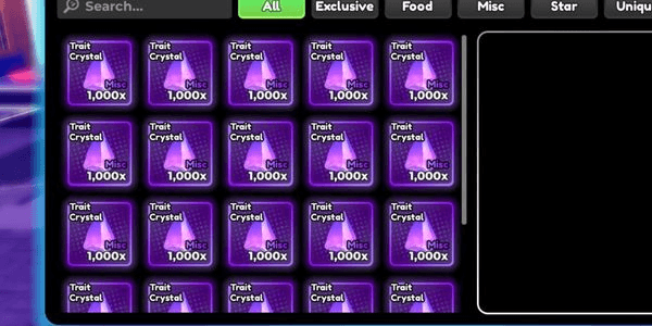 Gambar Product X20000 (20K) Trait Crystal (RR) - Anime Defenders