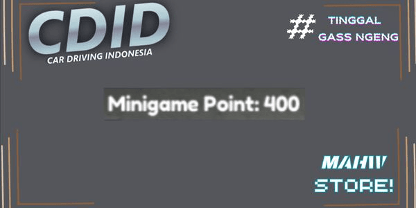 Gambar Product Akun Polosan 400 Minigame Point CDID (Car Driving Indonesia)