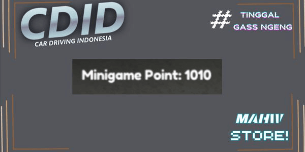 Gambar Product Akun Polosan 1000 Minigame Point CDID (Car Driving Indonesia)