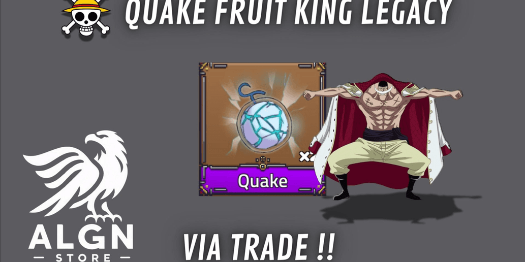 Beli Fruit QUAKE FRUIT KING LEGACY / GURA GURA NO MI [WAJIB BACA ...