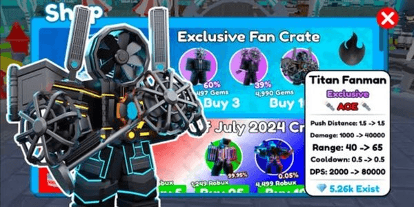 Gambar Product Titan Fanman