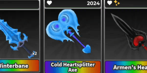 "Cold Heartsplitter Axe - Survive The Killer (STK)"