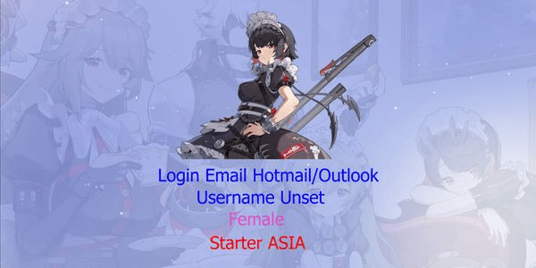 Gambar Product Ellen Female Starter Account [ASIA]