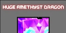 Huge Amethyst Dragon