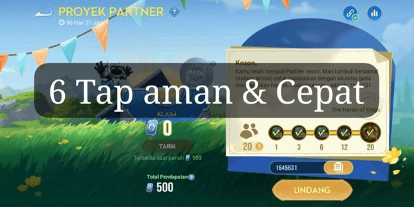 Gambar Product 6 Tap Partner Project + Bonus Profil & Sorotan