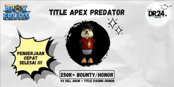 Gambar Product Title Apex Predator (WAJIB BACA DESKRIPSI)