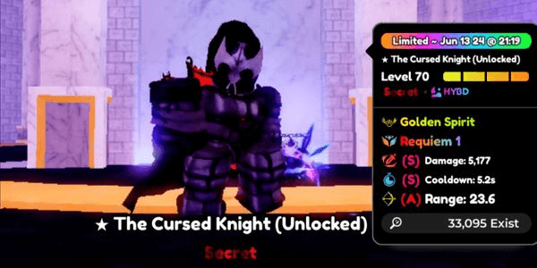 Gambar Product the cursed knight (igris) evo requiem good stats