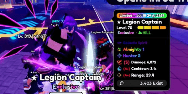 Gambar Product Legion Captain (Evo) Almighty + Hunter 2 Good Stat