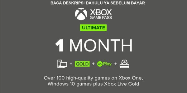Gambar Product Xbox Game Pass Ultimate 1 Month