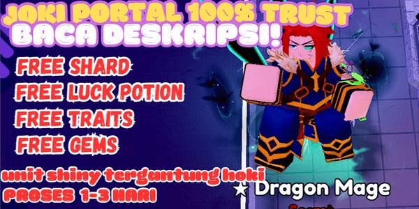 Gambar Product Joki Secret Unit Dragon Wizard (Portal)