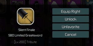 Silent Finale +20 Max Limited Merchant | Swordburst 2