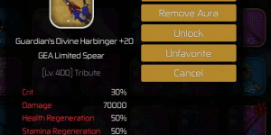 Guardian's Divine Harbringer +20 Max Limited | SwordBurst 2