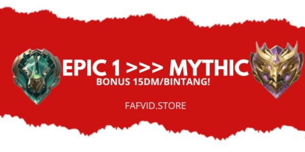 Gambar Product Epic 1-Mythic 1 Rank Package