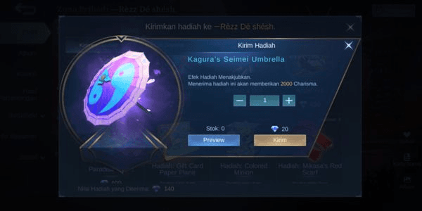 Gambar Product Kagura's Seimei Umbrella