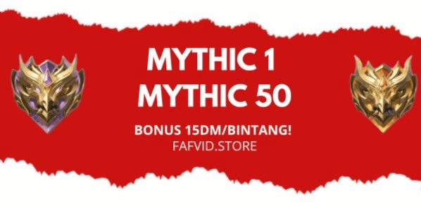 Gambar Product Paket Rank Mythic 1-Mythic 50