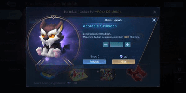 Gambar Product Adorable Smilodon