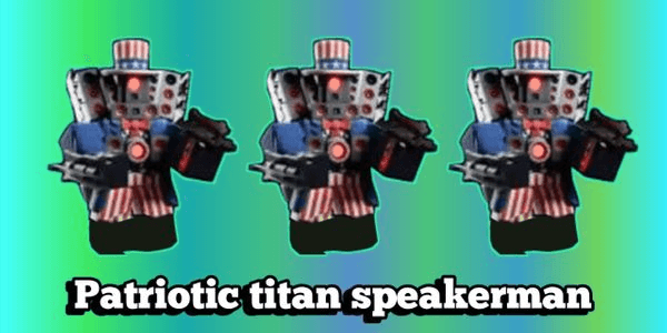 Gambar Product Patriotic Titan Speakerman-Skibidi tower defense