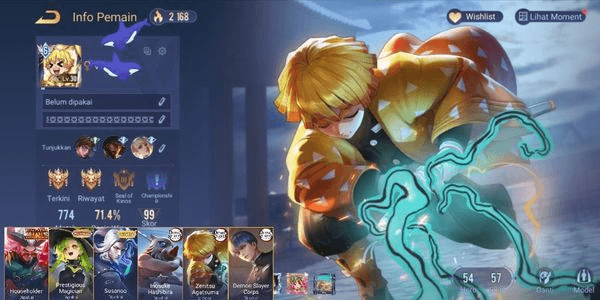 Gambar Product Smurf AOV《Murad Zenitsu》~[Hero 54, Skin 57]~ ex.Conqueror