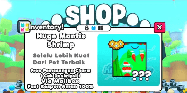 Huge Mantis Shrimp