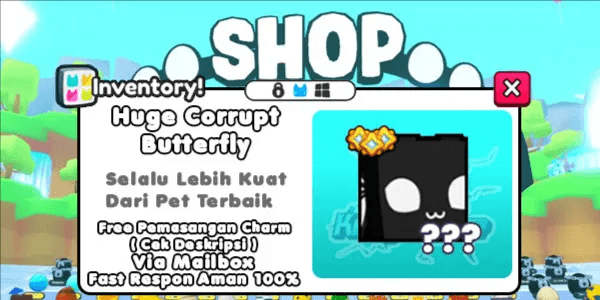 Huge Corrupt Butterfly