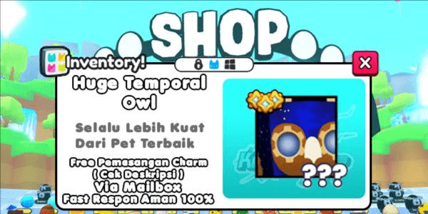Gambar Product Huge Temporal Owl