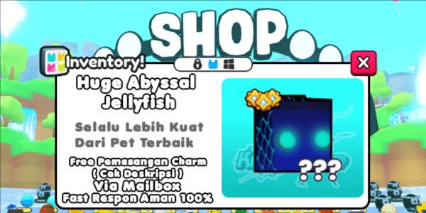 Gambar Product Huge Abyssal Jellyfish