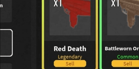 Gambar Product Da hood || SMG skin || Red Death (legendary skin) || via trade