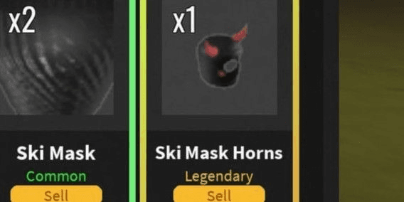 Gambar Product Da hood || mask skin || ski mask horns (legendary skin) || via trade