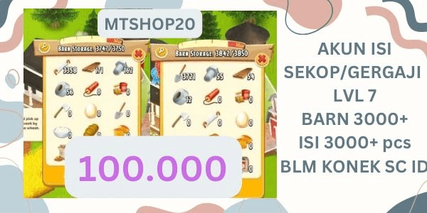 Gambar Product HAYDAY LVL 7 ISI SEKOP/GERGAJI 3000pcs