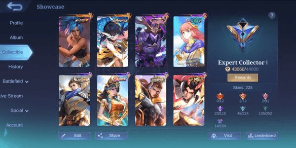 Gambar Product AKUN MOBILE LEGENDS (ADA SKIN ASPIRANTS RUBY)