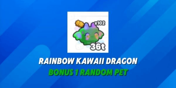 Gambar Product Rainbow Kawaii Dragon