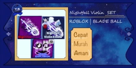 Gambar Product Nightfall Violin (Set lengkap) | Blade ball (RBL)
