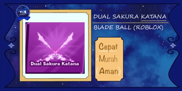 Gambar Product Dual Sakura Katana | Blade Ball (RBL)