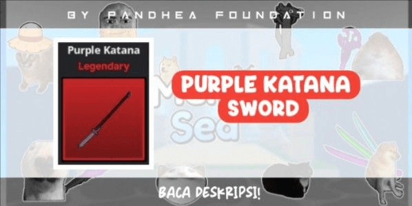 Gambar Product SEA MEME | Purple Katana (Legendary Weapon)