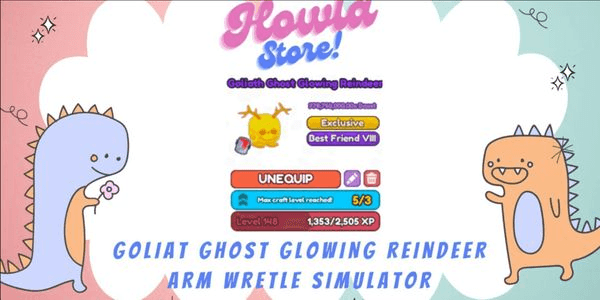 Gambar Product Goliath Ghost Glowing Reindeer